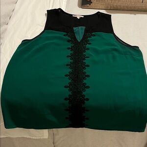 *3 for $18* 41 Hawthorn Green and Black Tank Top